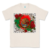 Natural mexican flag and roses Classic Tee - CTS Tumbler Store