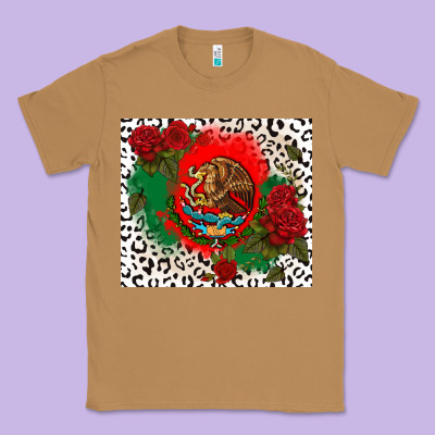 Mexican Flag And Roses Classic Tee Designed By Cts Tumbler Store