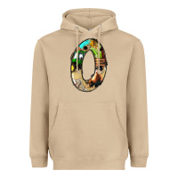 Mushroom farm life alphabet numbers 0 Heavyweight Hoodie - BundleAndBundleShop