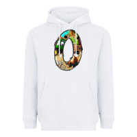 White farm life alphabet numbers 0 Heavyweight Hoodie - BundleAndBundleShop
