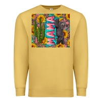 Antique Gold western mama with baby bear Premium Sweatshirt - Artiststas