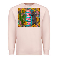 Pale Pink western mama with baby bear Premium Sweatshirt - Artiststas