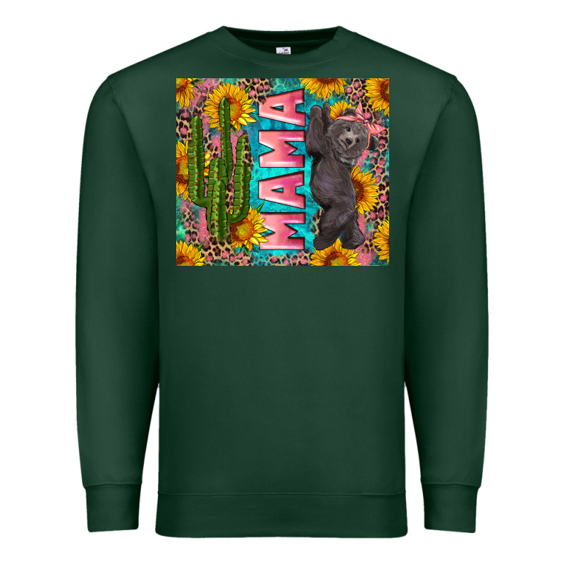 Western Mama With Baby Bear Premium Sweatshirt by Artiststas | Teevron