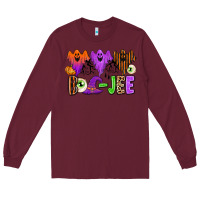 Burgundy Boo-Jee Long Sleeve Tee - texasbilliewilder