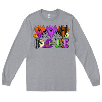 Heather Grey Boo-Jee Long Sleeve Tee - texasbilliewilder