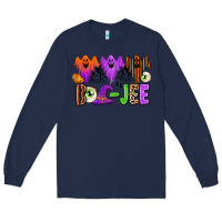 Navy Boo-Jee Long Sleeve Tee - texasbilliewilder