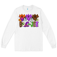 White Boo-Jee Long Sleeve Tee - texasbilliewilder