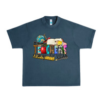 Midnight Navy teachers change the world Urban Heavy Tee - Zillion Design Studio