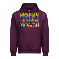 Mauve Wine Western Happy Pride Month LGBTQ+ Urban Hoodie - BundleAndBundleShop