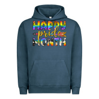 Pigment Midnight Navy Western Happy Pride Month LGBTQ+ Urban Hoodie - BundleAndBundleShop