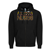 Black school nurse Zipper Hoodie - CowhideDigitalArt