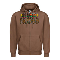 Chestnut school nurse Zipper Hoodie - CowhideDigitalArt