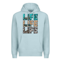 Blue Mist wife life wife mom life best Premium Hoodie - NancyCooperArtShop
