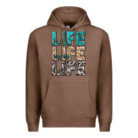 Chestnut wife life wife mom life best Premium Hoodie - NancyCooperArtShop