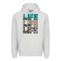Dove Grey wife life wife mom life best Premium Hoodie - NancyCooperArtShop