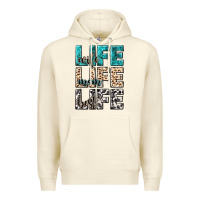 Sandshell wife life wife mom life best Premium Hoodie - NancyCooperArtShop