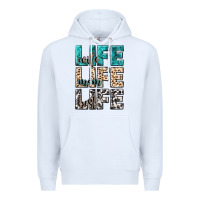 Wife Life Wife Mom Life Best Premium Hoodie | Teevron