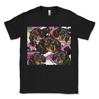 Black dachshund Classic Tee - BarkalooDesign