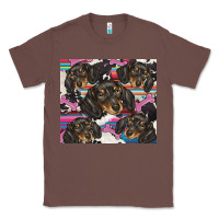 Chestnut dachshund Classic Tee - BarkalooDesign