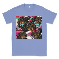 Colony Blue dachshund Classic Tee - BarkalooDesign