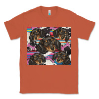 Copper dachshund Classic Tee - BarkalooDesign