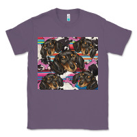 Lavender dachshund Classic Tee - BarkalooDesign
