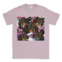 Lilac dachshund Classic Tee - BarkalooDesign