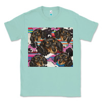 Seafoam dachshund Classic Tee - BarkalooDesign