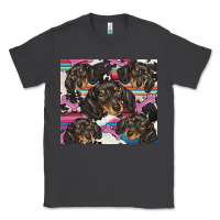 Smoke dachshund Classic Tee - BarkalooDesign