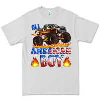 Dove Grey all american boy monster truck Premium Tee - Artiststas