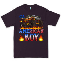 Plum all american boy monster truck Premium Tee - Artiststas
