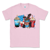 Bubblegum Pink usa coffee cups Classic Tee - Zillion Design Studio