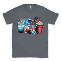 Charcoal Heather usa coffee cups Classic Tee - Zillion Design Studio