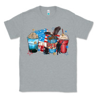 Heather Grey usa coffee cups Classic Tee - Zillion Design Studio