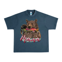 Midnight Navy Mother's Day Mama Bear Hunting Fish Urban Heavy Tee - RanaPortraitStore