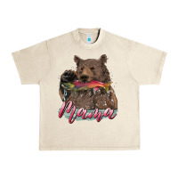 Sandshell Mother's Day Mama Bear Hunting Fish Urban Heavy Tee - RanaPortraitStore