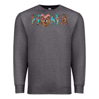 Charcoal Heather mama with bear Premium Sweatshirt - Artiststas