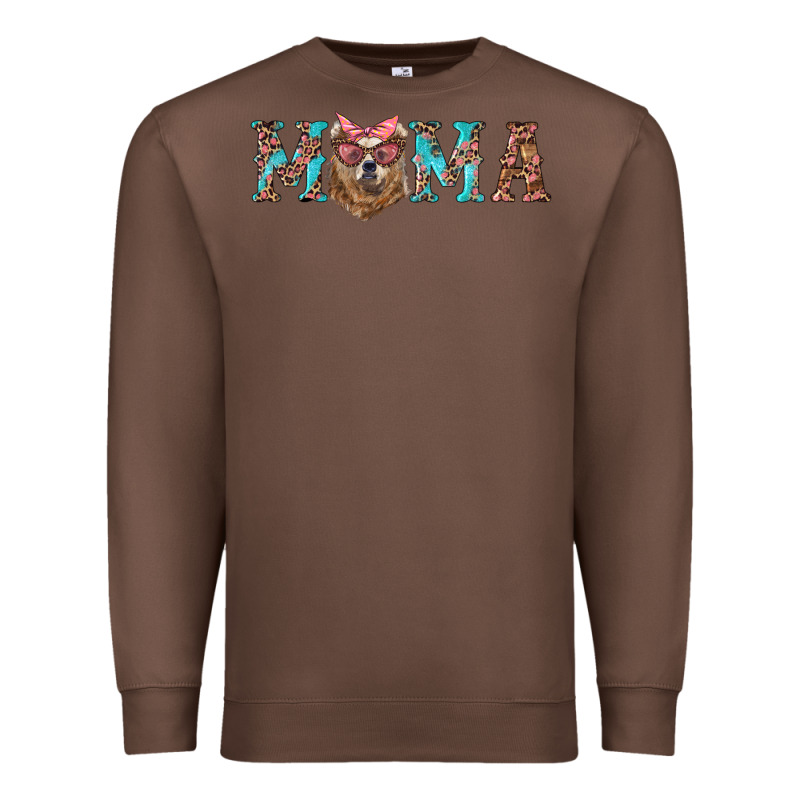 Mama With Bear Premium Sweatshirt by Artiststas | Teevron