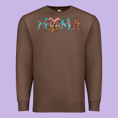 Mama With Bear Premium Sweatshirt Designed By Artiststas