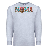 Heather Grey mama with bear Premium Sweatshirt - Artiststas