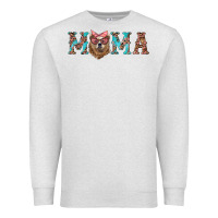 Oatmeal Heather mama with bear Premium Sweatshirt - Artiststas