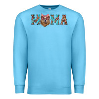 Ocean Blue mama with bear Premium Sweatshirt - Artiststas