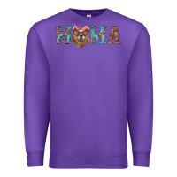 Purple mama with bear Premium Sweatshirt - Artiststas