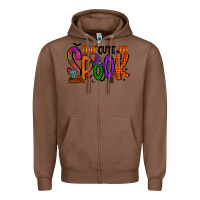 Chestnut too cute to spook Zipper Hoodie - RacoonDesign