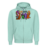 Seafoam too cute to spook Zipper Hoodie - RacoonDesign