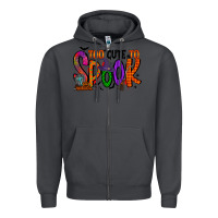 Smoke too cute to spook Zipper Hoodie - RacoonDesign