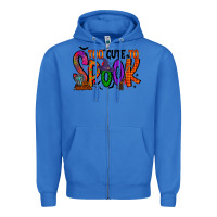 True Royal too cute to spook Zipper Hoodie - RacoonDesign