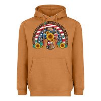 Meerkat cross american flag cowhide  leopard gemstone rainbow Heavyweight Hoodie - Artiststas