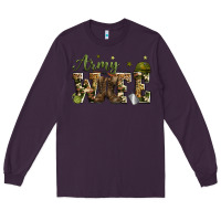 Plum army wife Long Sleeve Tee - Zillion Design Studio