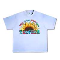 Grape Ice teacher sunflower listen encourage motivate inspir Urban Heavy Tee - Zillion Design Studio